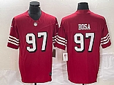 Men's San Francisco 49ers #97 Nick Bosa New Red 2023 F.U.S.E. Vapor Untouchable Limited Stitched Jersey,baseball caps,new era cap wholesale,wholesale hats